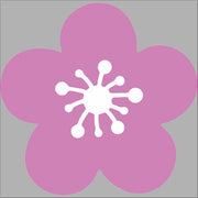 Purple Flower Wall Stickers