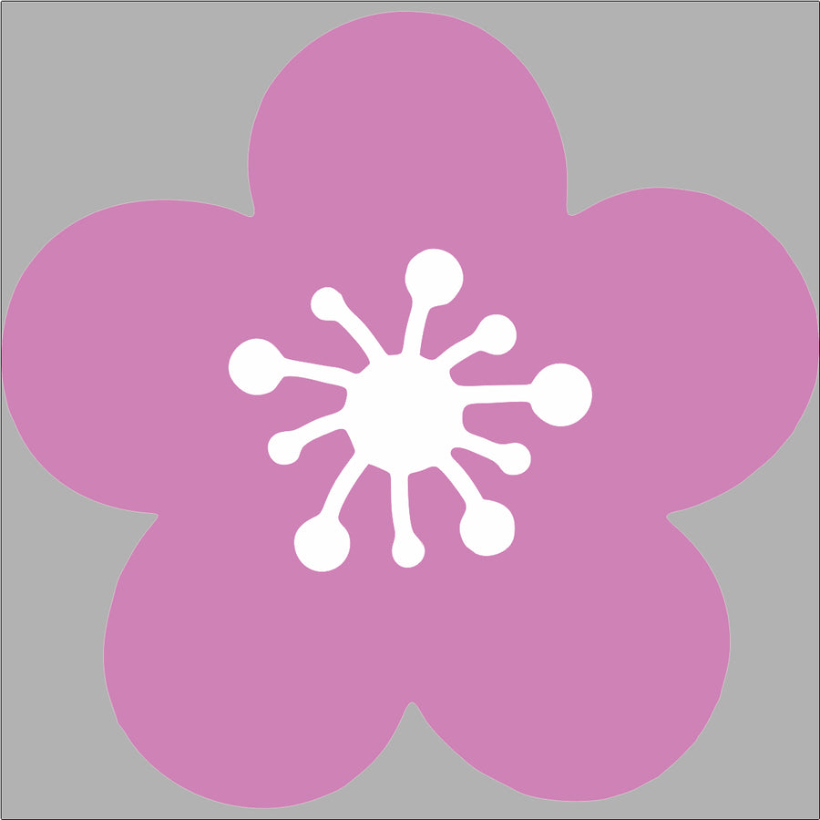 Purple Flower Wall Stickers