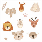 Safari Animals Kids Wall Sticker
