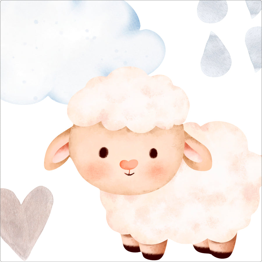 Cute Sleepy Sheep