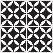 Simplistic Black Tile Stickers