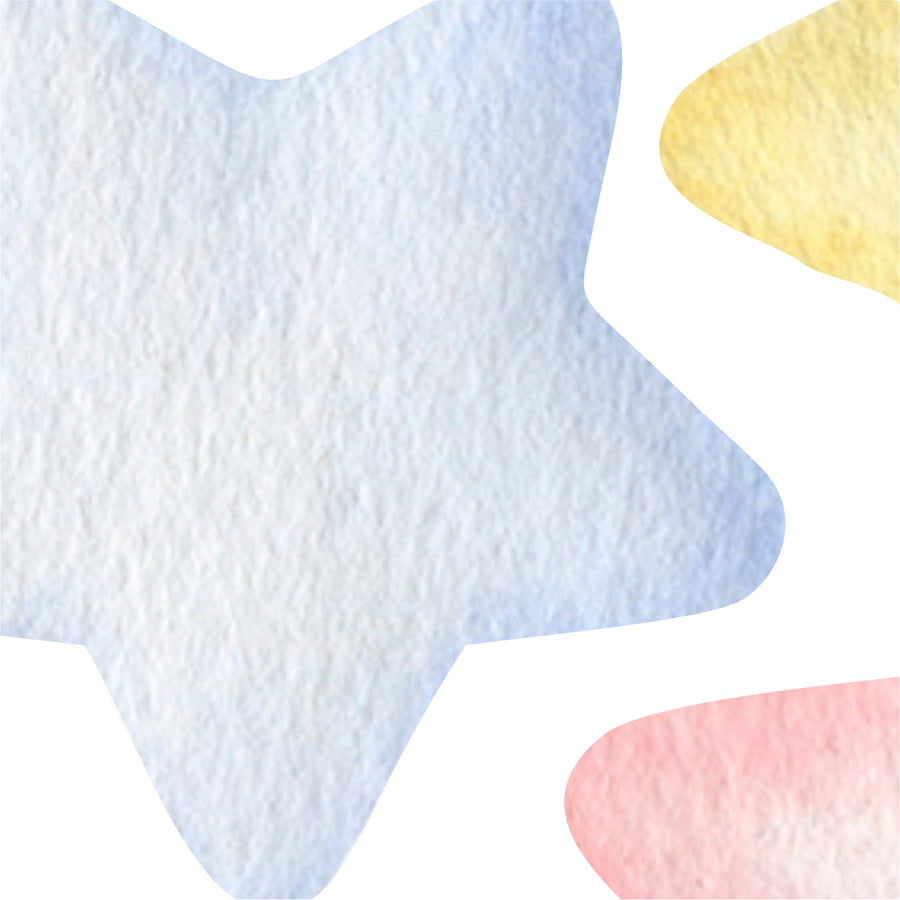 Multi-Coloured Stars Wall Stickers