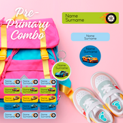 Super Cars Pre-Primary Label Combo