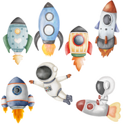 Rockets Wall Stickers