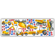 Construction Vehicles Wall Stickers