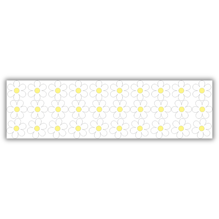 Cute Yellow Daisies Wall Stickers