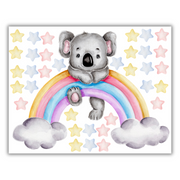 Koala Rainbow Wall Stickers