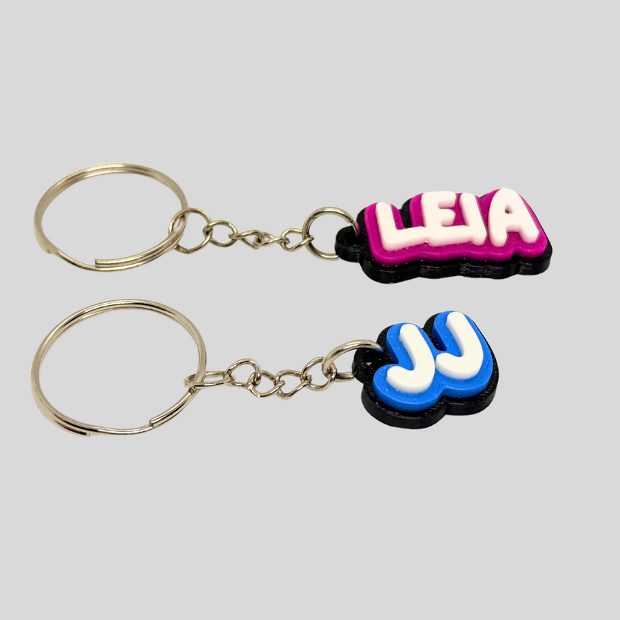 Personalised 3D Printed Keychains