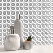 Black Pattern Tile Wall stickers