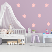 Cute Pink Daisies Wall Stickers