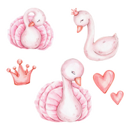 Swan Wall Stickers