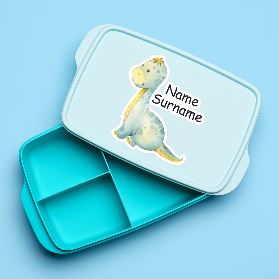 Little Dino Tub Label