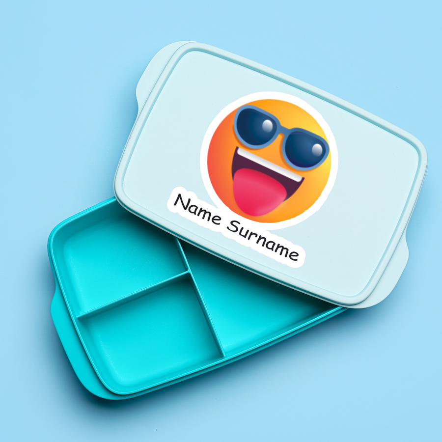 Emoji Tub Label