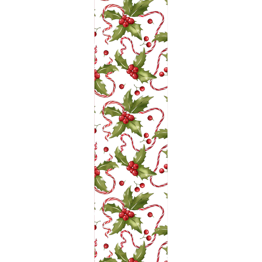 Christmas Leaves PVC Runner
