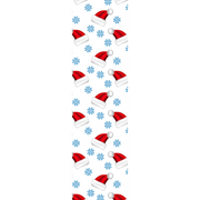 Red Playful Santa PVC Runner