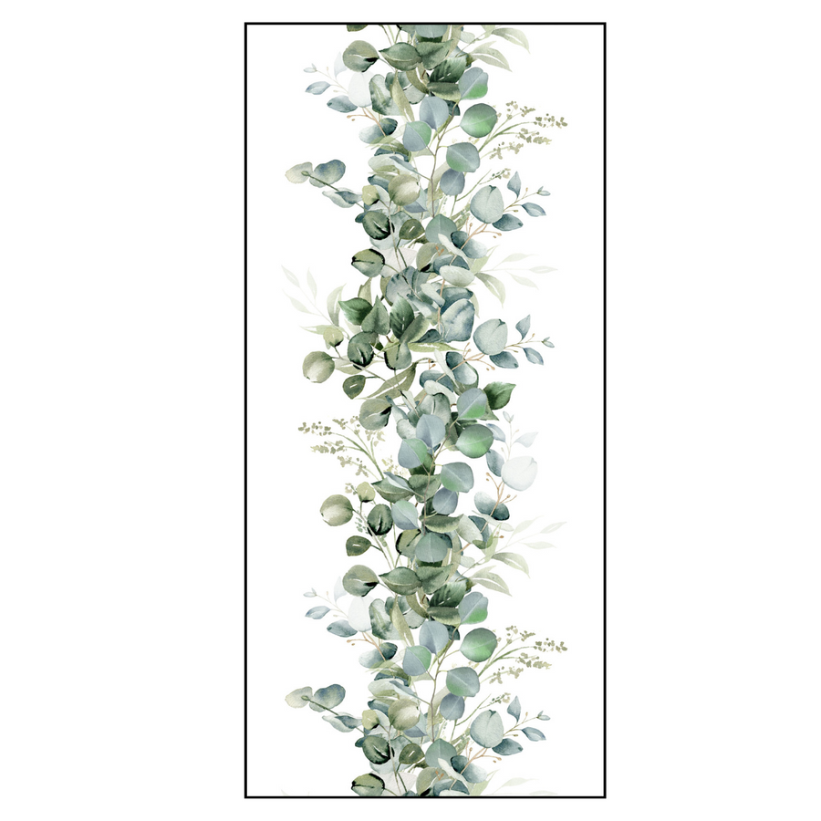 Eucalyptus Border Leaves Runner