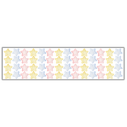 Multi-Coloured Stars Wall Stickers