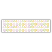 Multi-Coloured Dot Wall Stickers