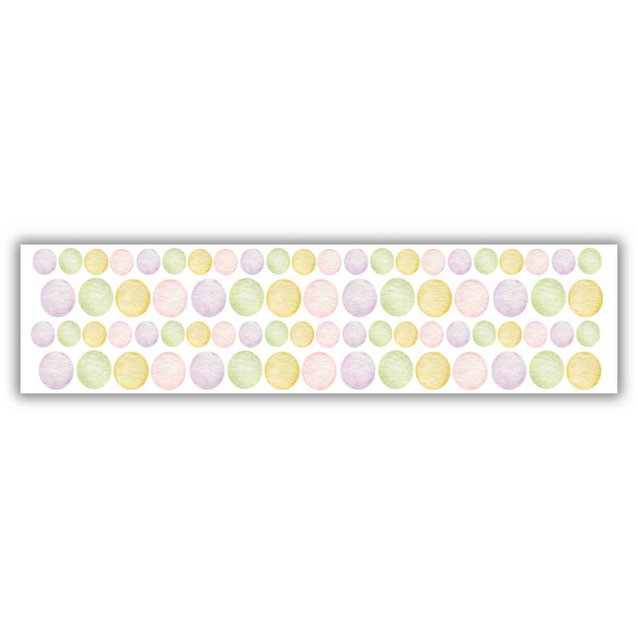 Multi-Coloured Dot Wall Stickers