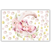 Sleepy Unicorn Wall Stickers