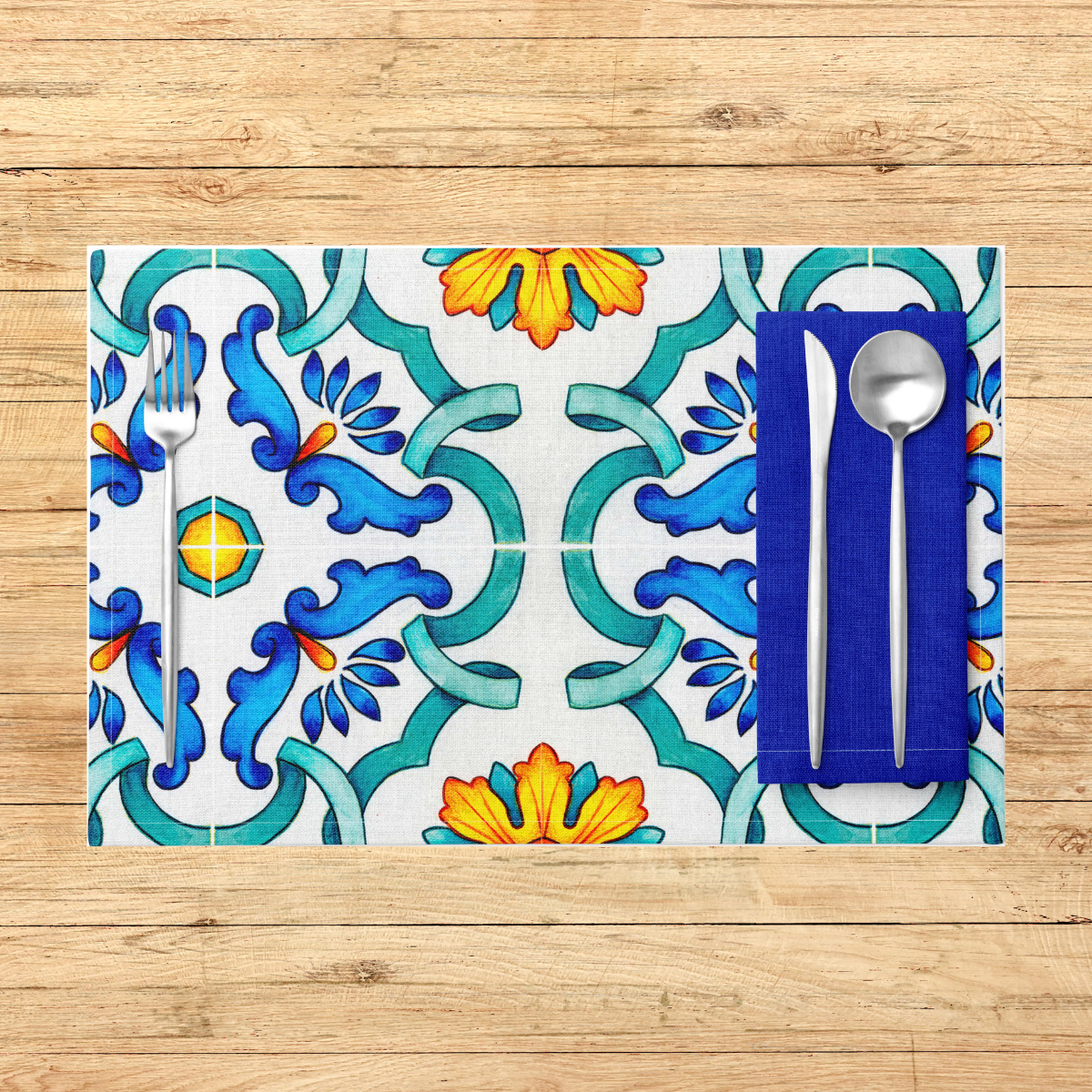 Watercolor Mediterranean Placemats