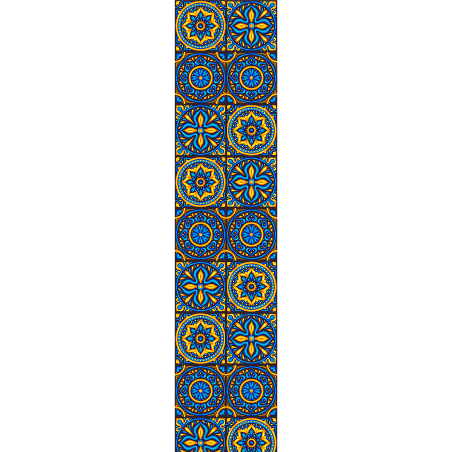 Moroccan Ceramic Pattern Runner