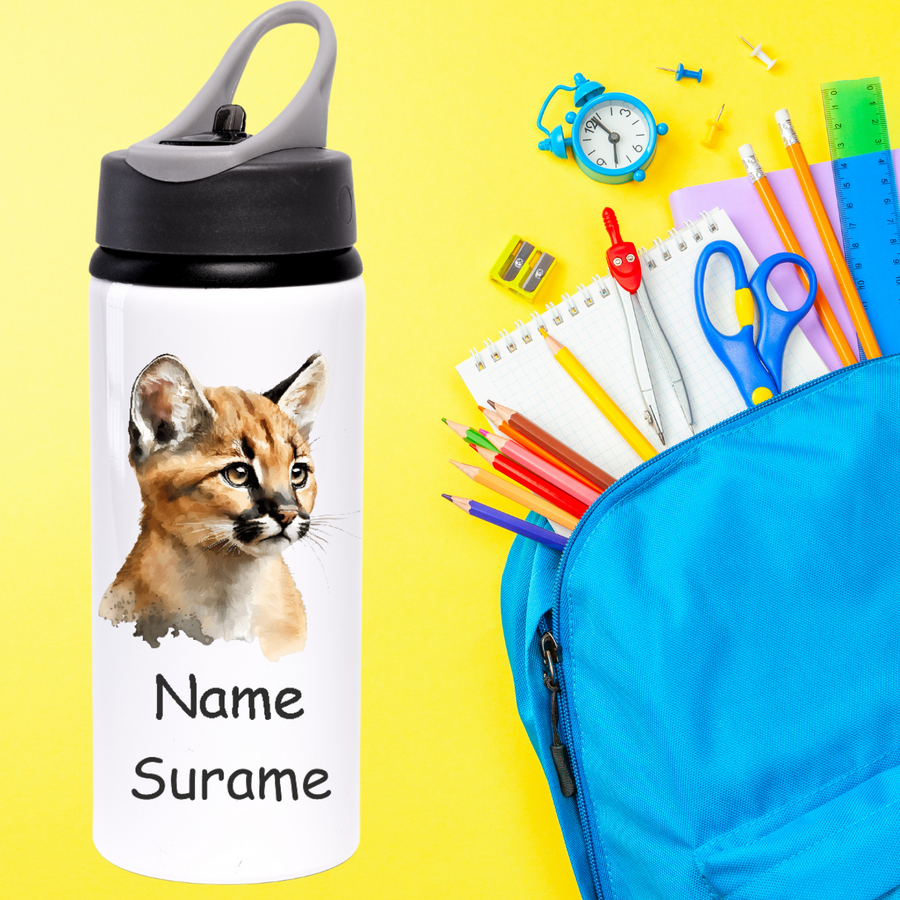 Baby Animals Aluminium Water Bottle 650ml