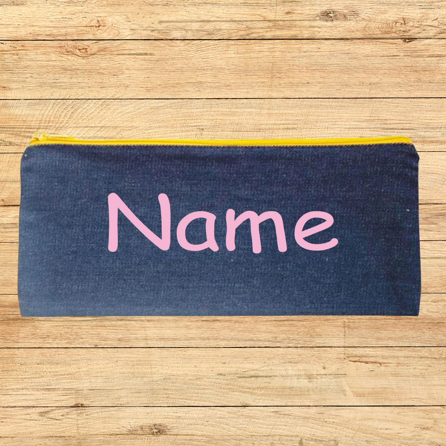 Pink Personalised Pencil Case