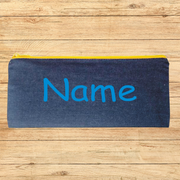 Blue Personalised Pencil Case