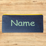 Green Personalised Pencil Case
