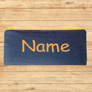 Orange Personalised Pencil Case