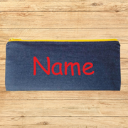 Red Personalised Pencil Case