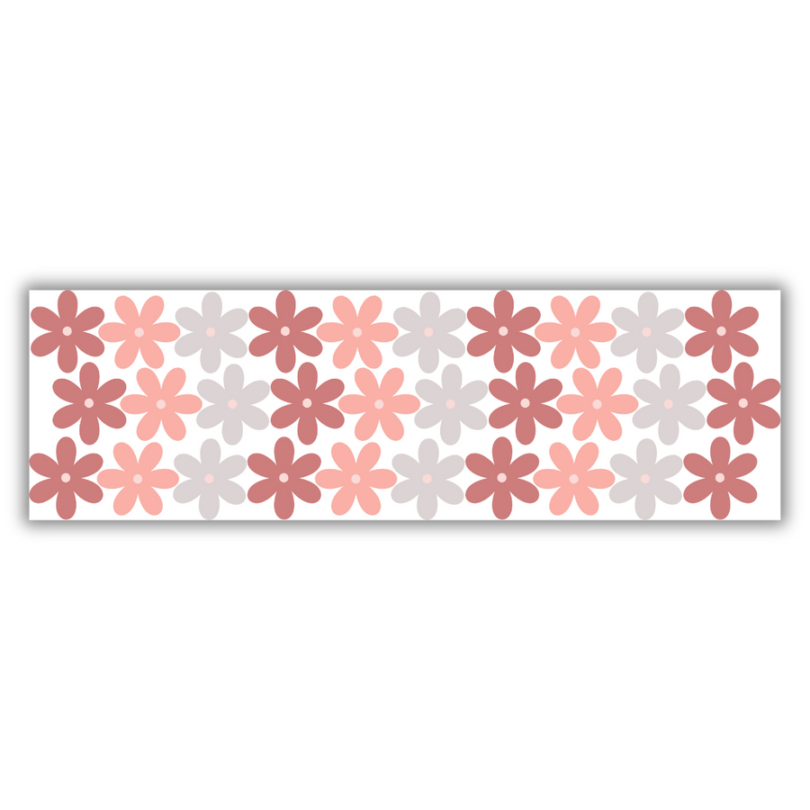 Blush Flowers Wall Stickers