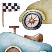 Vintage Car Wall Stickers