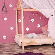 Cute Gold Daisies Wall Stickers