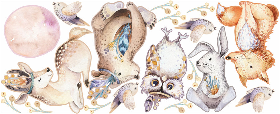 Woodland Animals Wall Stickers