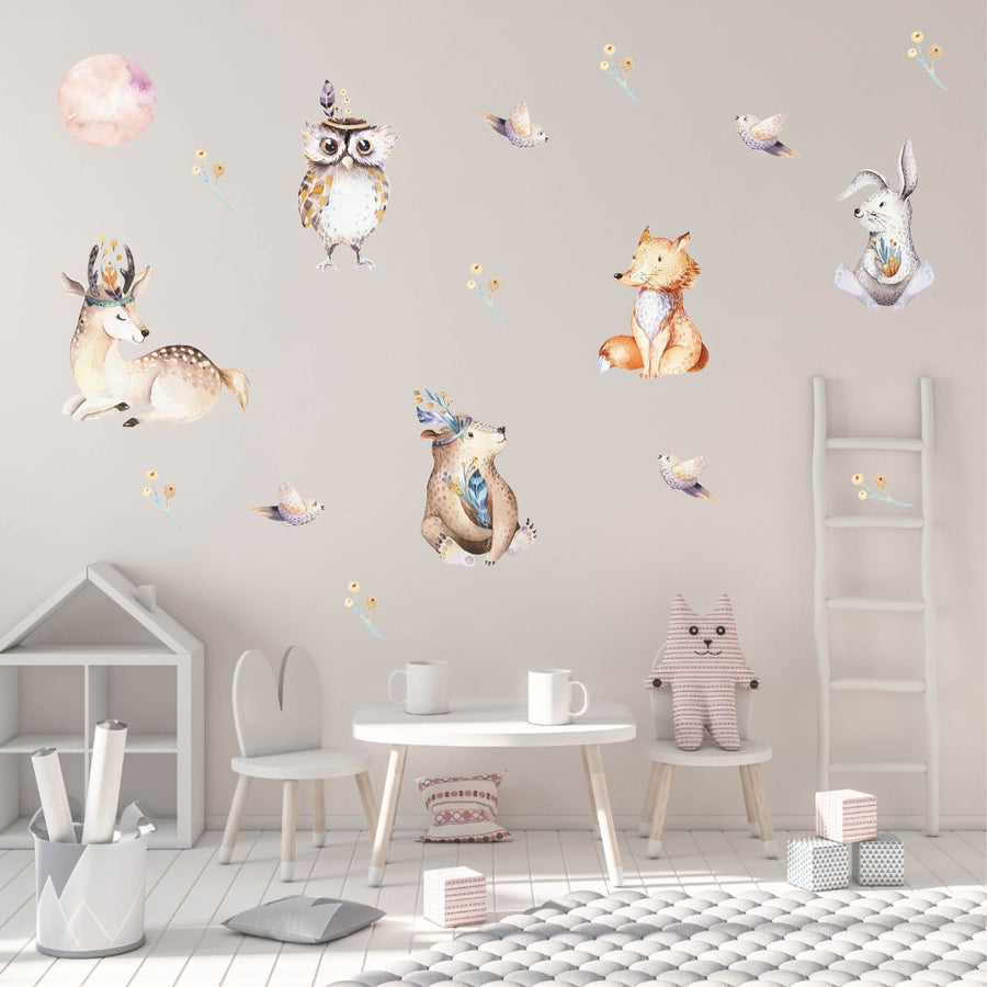 Woodland Animals Wall Stickers