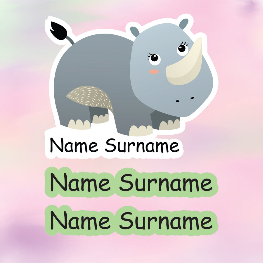 In the jungle Tub Label