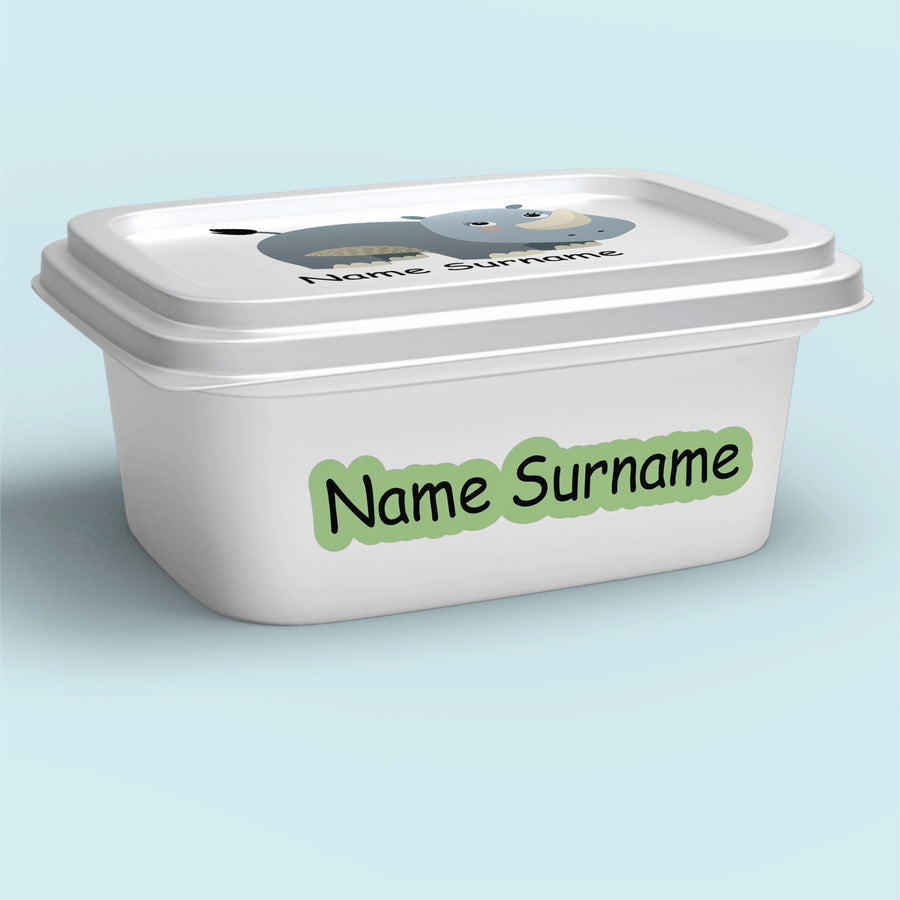 In the jungle Tub Label