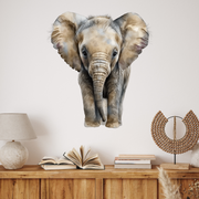 Watercolour Elephant Wall Stickers