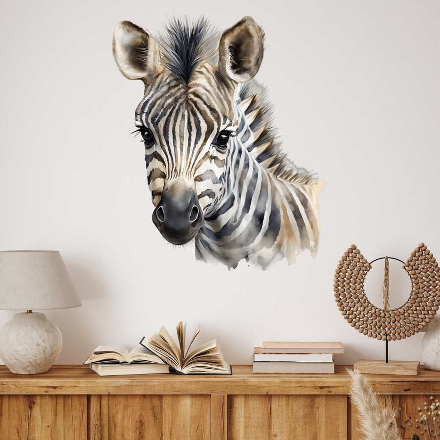 Watercolour Zebra Wall Stickers