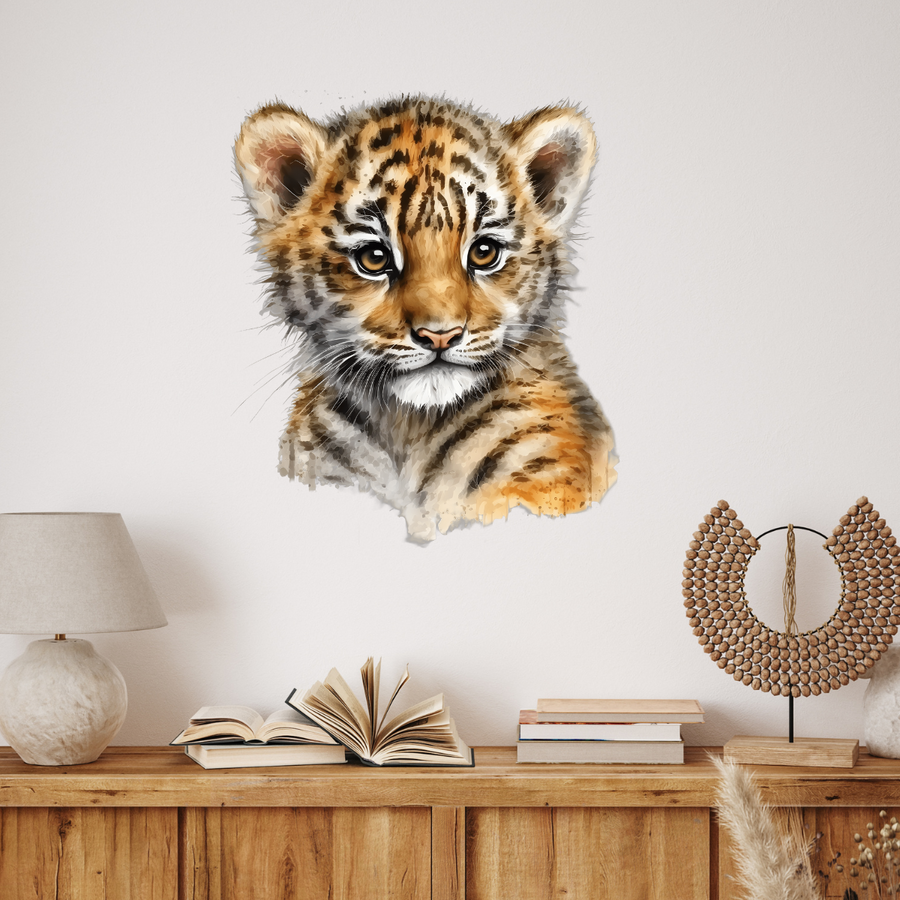 Watercolour Tiger Wall Stickers
