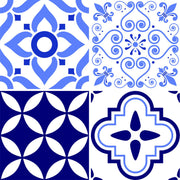 Shades of Blue Tile Stickers