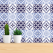 Shades of Blue Tile Stickers