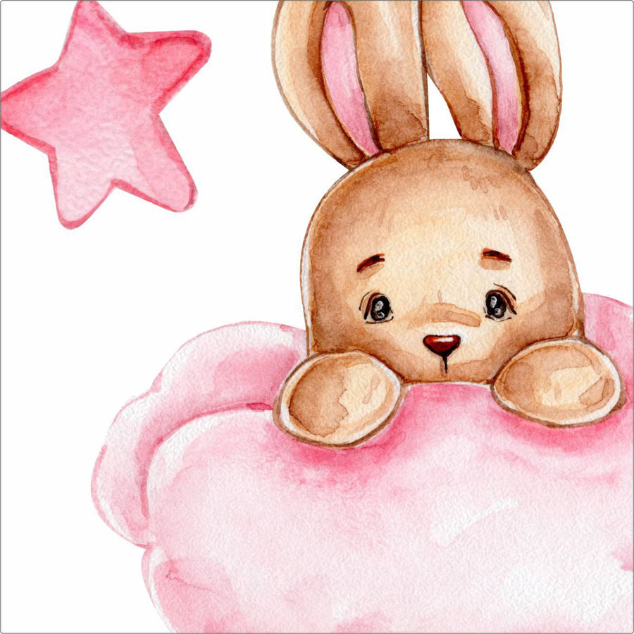 Pink Bunny Wall Sticker