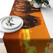 Rhino Sunset PVC Table Runner