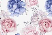 Blue and Pink Peonies Placemats