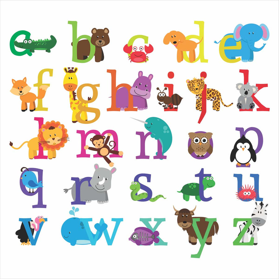 Animal Alphabet Wall Stickers