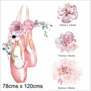Ballet Shoes Wall Stickers