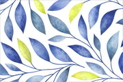 Blue and Yellow Leaves Placemats